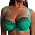 Panache Envy Full Cup Bra 7285C Emerald Leopard Front
