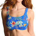 Panache Gina Square Neck Underwire Crop Bikini Top SW1862B Paradiso Print Front