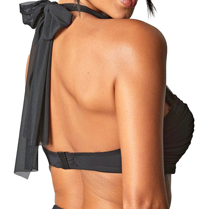 Panache Margot Bandeau Bikini Top SW1963 Tulle Black Back