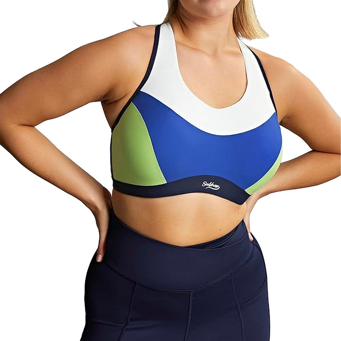 Panache Sculptress Non Padded Sports Bra 9442 Blue Set