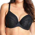 Panache Sculptresse Roxie Plunge Bra 9586 Black Front