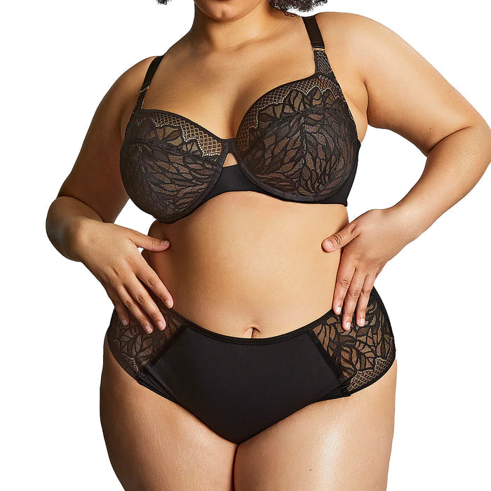 Panache Sculptresse Sophia Deep Brief 11192 Black Set