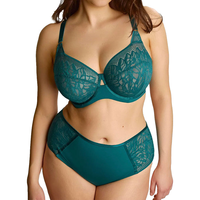 Panache Sculptresse Sophia Full Cup Bra 11195 Teal Blue Set