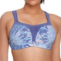 Panache Wired Sports Bra 5021A Pastel Tie Dye Front