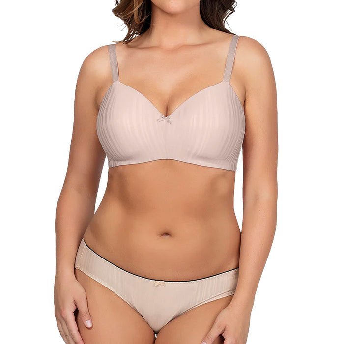 Parfait Aline Wire-Free Padded Bra P5252 Nude Set