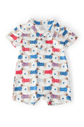 Patriotic Pups Polo Romper