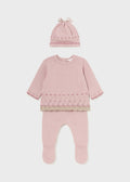 Pink 3 pc. Sweater Set