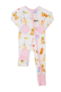 Pink Dog Party Romper
