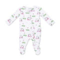 Pink Golf Carts Ruffle Zip Footie
