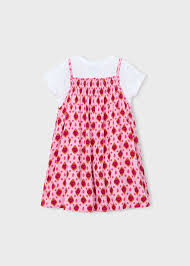 Pink Print Dress