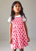 Pink Print Dress