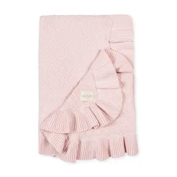 Pink Ruffled Edge Blanket