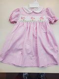 Pink Smocked Bunny Dress