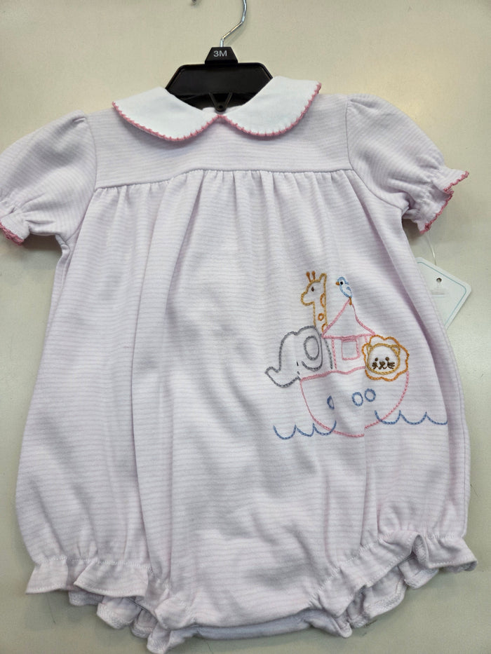 Pink Stripe Noah's Ark Bubble