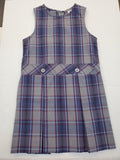 Plaid 53-Girls Drop Waist Jumper