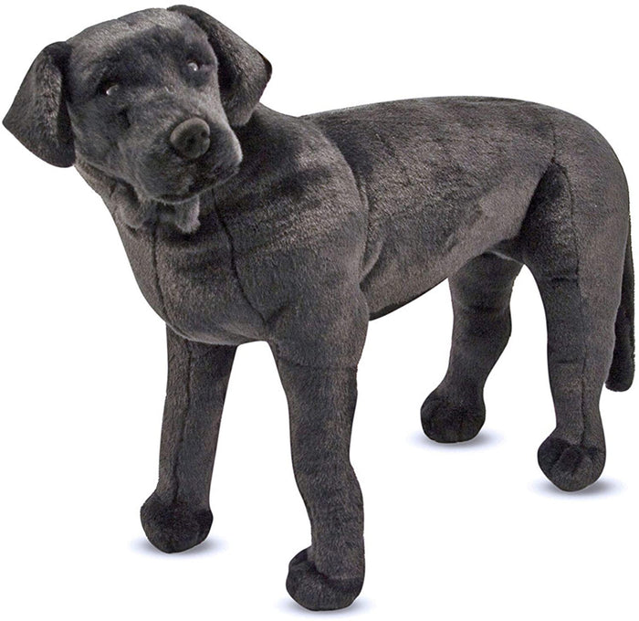 plush black lab