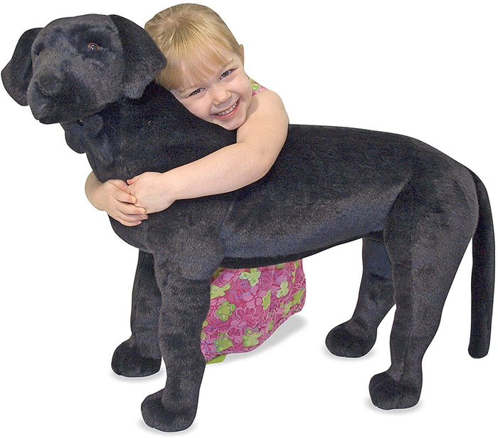 plush black lab