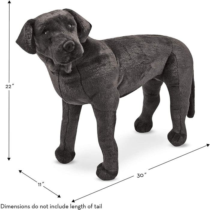 plush black lab
