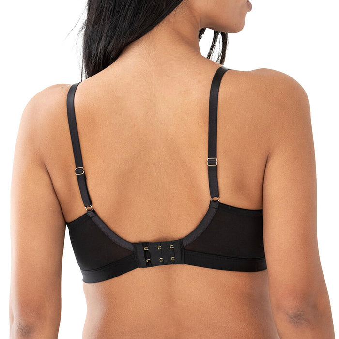 Pour Moi Geo Sculpt Fuller Bust Non-Wired Bralette PM99502 Black Back