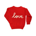 Red Love Sweater-6/12 month