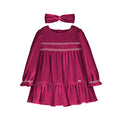 Red Velvet Dress + Headband