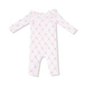 Ribbon Bow Trellis - L/s Ruffle Romper