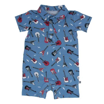 Rock n Roll Polo Romper