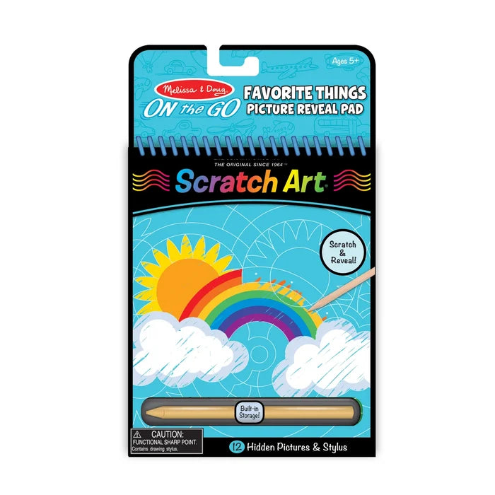 Scratch Art-Favorite Things Picture Reveal Pad