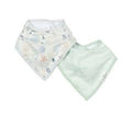 Seashells Bandana Bib Set