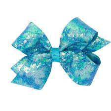 Sequin Tie Dye Ombre Bow