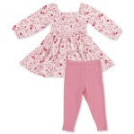 Serene Floral Dress and Legging Set