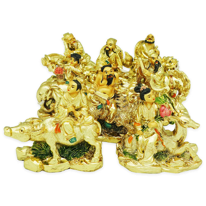 Set of Eight Immortals on Celestial Animals (L)