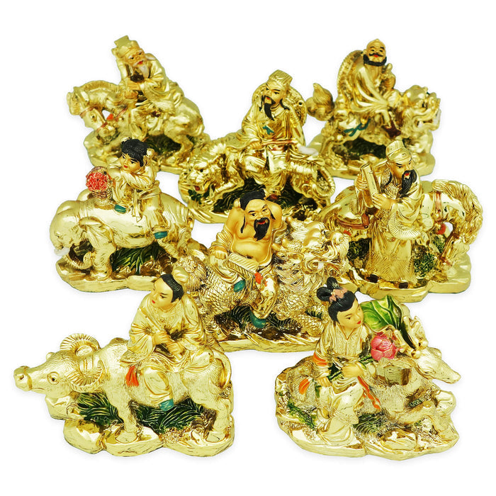 Set of Eight Immortals on Celestial Animals (L)