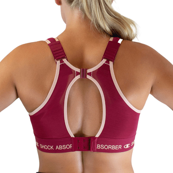 Shock Absorber Ultimate Run Bra Padded U10004/U10057 Red Peach Back