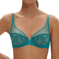 Simone Perele Delice Full Cup Plunge Bra 12X319 Atoll Blue Front