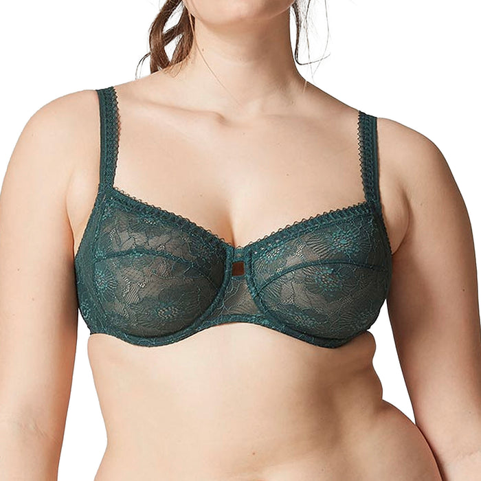 Simone Perele Swing Squared Neckline Full Cup Bra 15Y313 Agate Green Front