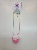 Sparkly Heart Pendant Necklace