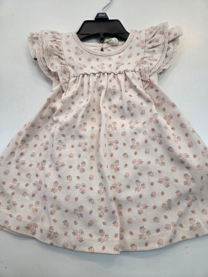 Strawberry Flutter Dress + Bloomers