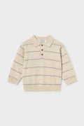 Striped Polo Sweater