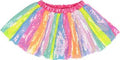 Stripy Sequins Skirt
