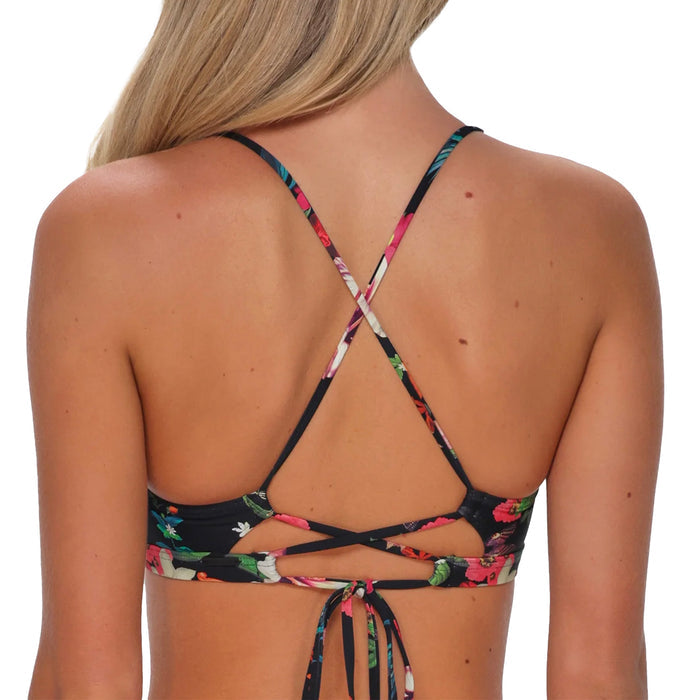 Sunsets Brandi Bralette Bikini Top 68T Fleur Noire Back
