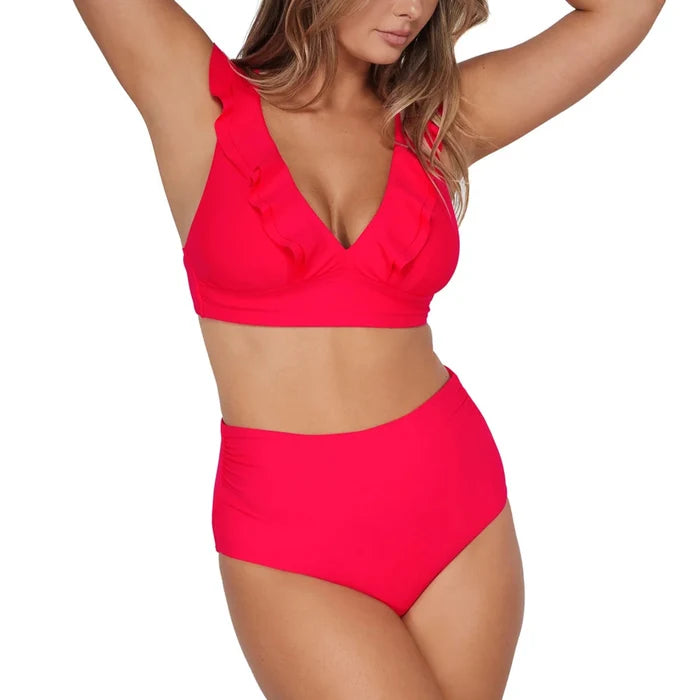 Sunsets Capri High Waist 310B Geranium Set