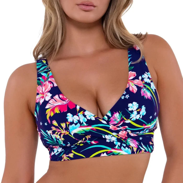 Sunsets Elsie Bikini Top 523 Island Getaway Front