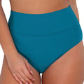 Sunsets Hannah High Waist Bikini Bottom 33B Avalon Teal Front