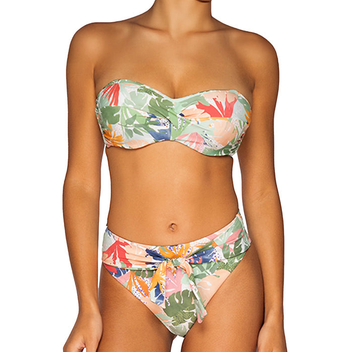 Sunsets Iconic Twist Bandeau Bikini Top 55 Serendipity Set