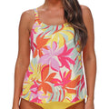Sunsets Jenna Tankini Top 962T Tropicolor Crepe Front