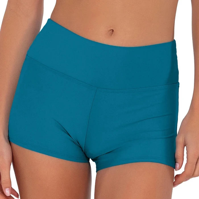 Sunsets Kinsley Swim Short 432B Avalon Teal Front
