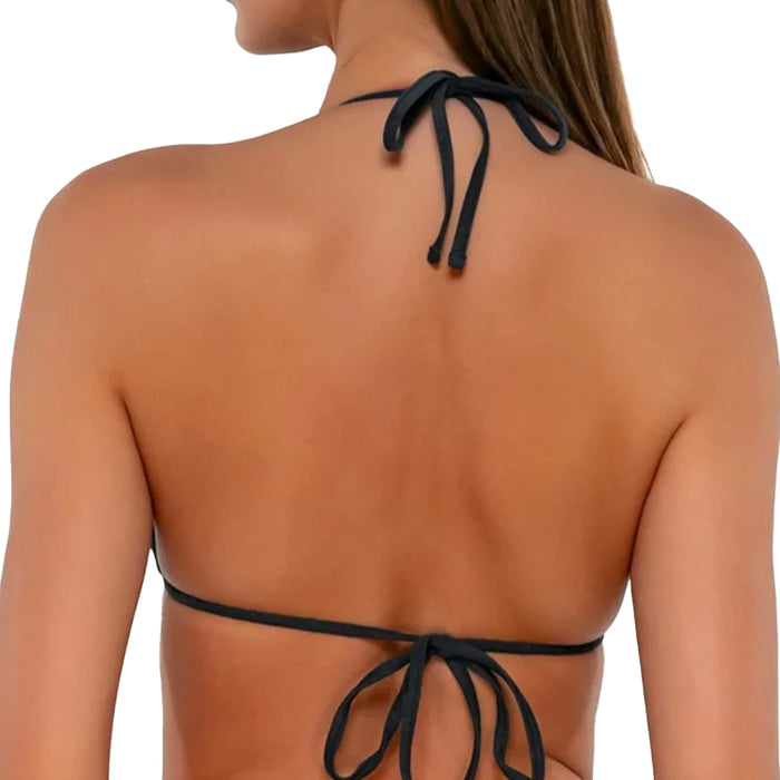Sunsets Laney Triangle Bikini Top 601T Slate Seagrass Texture Back