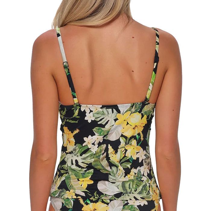 Sunsets Simone Tankini Top 81T Night Bloom Back
