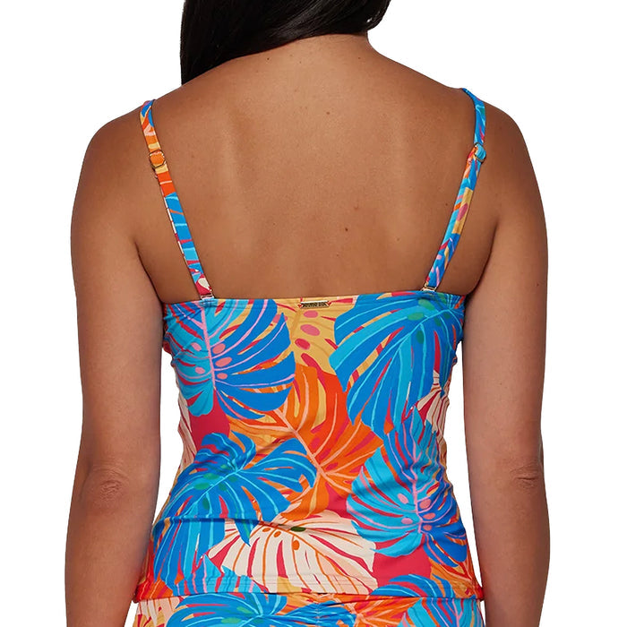 Sunsets Simone Tankini Top 81T Zesty Tropicana Back
